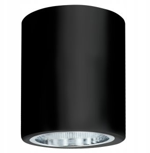 Oprawa sufitowa natynkowa APUS 10 okrągła czarna LUMILED 1