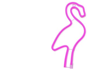 Neon LED FLAMING różowy Bat + USB FLNE18 Forever Light 1