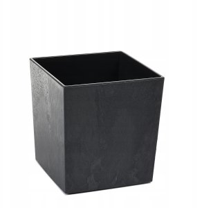 Donica JUKA 400x400 ECO recycled - czarny beton LA554-71 Lamela 1