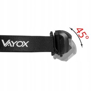 Latarka bteryjna czołowa 100lm LED + 2x LED VA0178 VAYOX 9