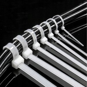 Opaski zaciskowe 4,8mm /400mm białe 100 szt. VOZ-48400W Vayox 13