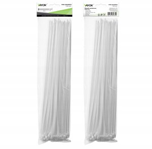 Opaski zaciskowe 4,8mm /400mm białe 100 szt. VOZ-48400W Vayox 14