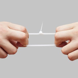 Opaski zaciskowe 4,8mm /400mm białe 100 szt. VOZ-48400W Vayox 6