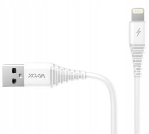 Kabel USB - lightning 2m biały VA0291 Vayox 3