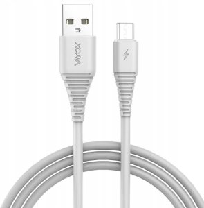 Kabel USB - micro USB 2m biały VA0290 Vayox 1