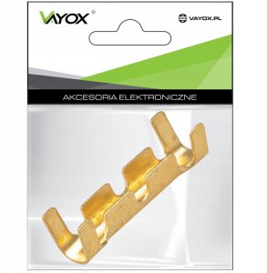 Konektor nieizolowany dwustronne U 1.5 - 4.0mm2 miedziany (5 szt.) VA0297 Vayox 1