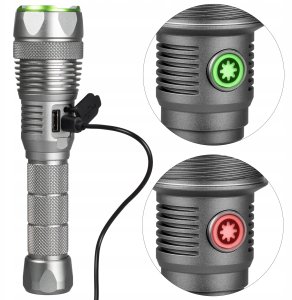 Latarka taktyczna 3000lm IPX7 30W LED SMD Pro Series VA0364 Vayox 9