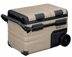 Lodówka turystyczna 39L DC12/24V AC 220-240V dwie komory kółka Expedition series VA-EW39 Vayox 1