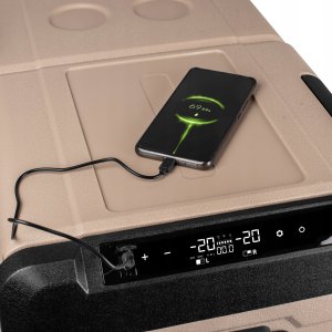 Lodówka turystyczna 39L DC12/24V AC 220-240V dwie komory kółka Expedition series VA-EW39 Vayox 12