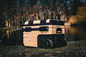 Lodówka turystyczna 39L DC12/24V AC 220-240V dwie komory kółka Expedition series VA-EW39 Vayox 8