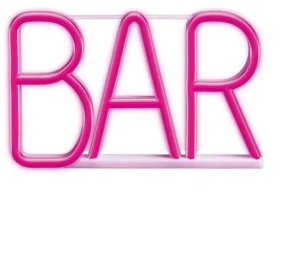 Forever Light Neon LED BAR róż Bat + USB FLNE24 3