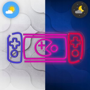 Forever Light Neon PLEXI LED KONSOLA DO GIER multikolor FPNE27 3