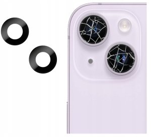 SZYBKA SZKŁO PREMIUM OSŁONA APARATU KLEJ DO IPHONE 14 A2882 A2649 A2881 1