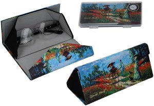 Etui na okulary, składane - inspirowane malarstwem C. Monet (CARMANI) 1