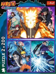 Trefl Puzzle Naruto Shippuden - Ninja z Wioski Ukrytego Liścia 2x200 elementów (13333) 2