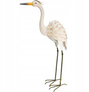 Figurka ogrodowa żuraw z metalu, 75 cm 1