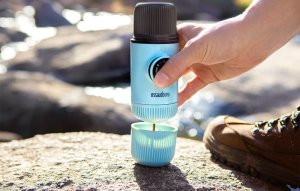 Przenośny ekspres do kawy WACACO Nanopresso Arctic Blue + Etui 6