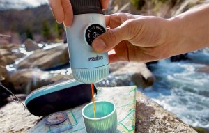 Przenośny ekspres do kawy WACACO Nanopresso Arctic Blue + Etui 7