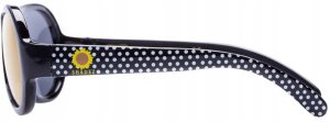 SHADEZ Designer Polka Sunflower Black Junior children's sunglasses 3-7 years SHZ 49 3