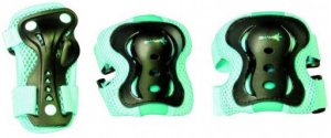 Sale! Muuwmi Elbow and knee protector set M size turquoise AU 557 2