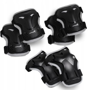 Sale! Muuwmi Elbow and knee protector set M size black AU 273 1