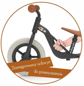 Chillafish Charlie 10" balance bike black from 1 5 to 4 years CPCH01BLA 2