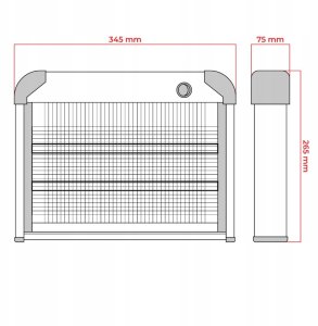 Kanlux Mosquito lamp 16W/60m2 IP20 fin MKE004 8