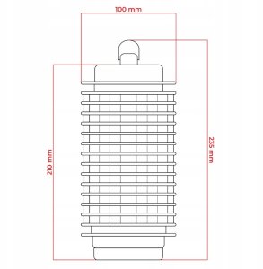 LUMIO mosquito lamp 1 2W 230V 30m2 101901 8