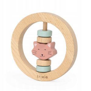 New! Trixie round wooden toy for baby cat 6m+ 36-230 1