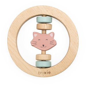 Oxe Trixie round wooden toy for baby cat 6m+ 36-230 2