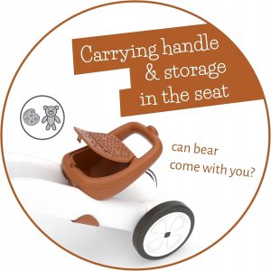 New! Chillafish Bunzi balance bike - transformers for the little ones 2-in-1 camel from 1 to 3 years CPBN03CAM 2