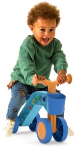 Chillafish Itsibitsi quad bike for the little ones with basket blue/orange from 1 to 3 years CPIB02LBO 3