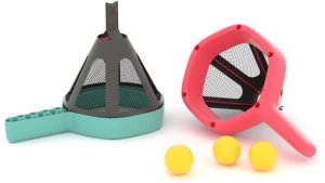 New! Chillafish Dodgi shooting and catching game for ages 14 and up coral mint yellow CPDD01CMY 1