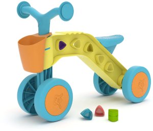 Chillafish Itsibitsi quad bike for the little ones with basket yellow/light blue from 1 to 3 years CPIB02YLB 1