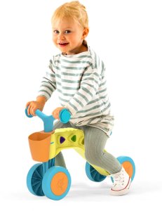 Chillafish Itsibitsi quad bike for the little ones with basket yellow/light blue from 1 to 3 years CPIB02YLB 2