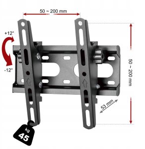 TV wall mount 13-40 inches black FN C11T 2
