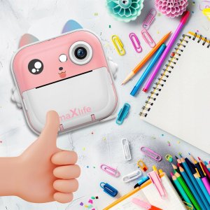 Maxlife MXPC-100 PINK Children's camera with printing function 3