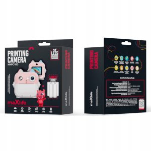 Maxlife MXPC-100 PINK Children's camera with printing function 5