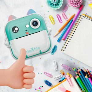 Maxlife MXPC-100 BLUE Children's camera with printing function 4