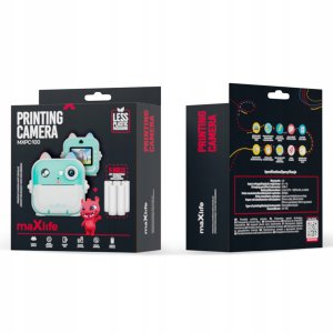 Maxlife MXPC-100 BLUE Children's camera with printing function 6