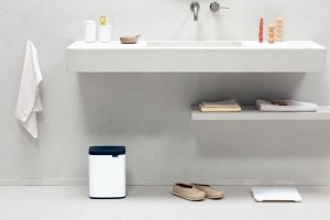 BRABANTIA waste bin Bo 7l White 222368 4