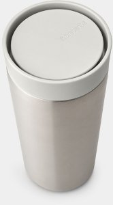 BRABANTIA Make &amp; Take thermal mug 0.36 L light gray 228704 3