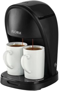 Floria ZLN9297 Coffee machine with 2 cups set 025L 450W 2