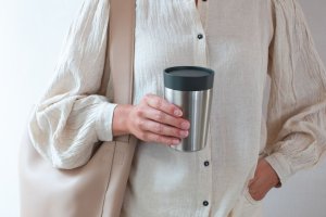 BRABANTIA Make &amp; Take thermal mug 0.2 L dark gray 228728 4