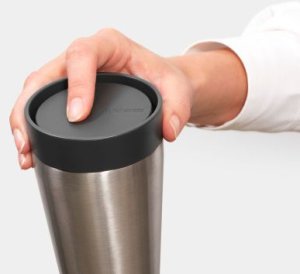 BRABANTIA Make &amp; Take thermal mug 0.2 L dark gray 228728 5