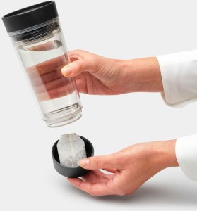 BRABANTIA Make &amp; Take travel tea mug 0.36 L dark grey 228766 5