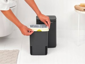 BRABANTIA waste bin Bo 4L Mineral Infinite Gray 233708 11