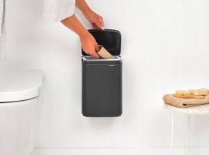 BRABANTIA waste bin Bo 4L Mineral Infinite Gray 233708 12