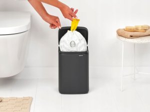 BRABANTIA waste bin Bo 4L Mineral Infinite Gray 233708 10