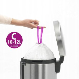 BRABANTIA pedal bin NewIcon 12L Confident Grey 233487 10